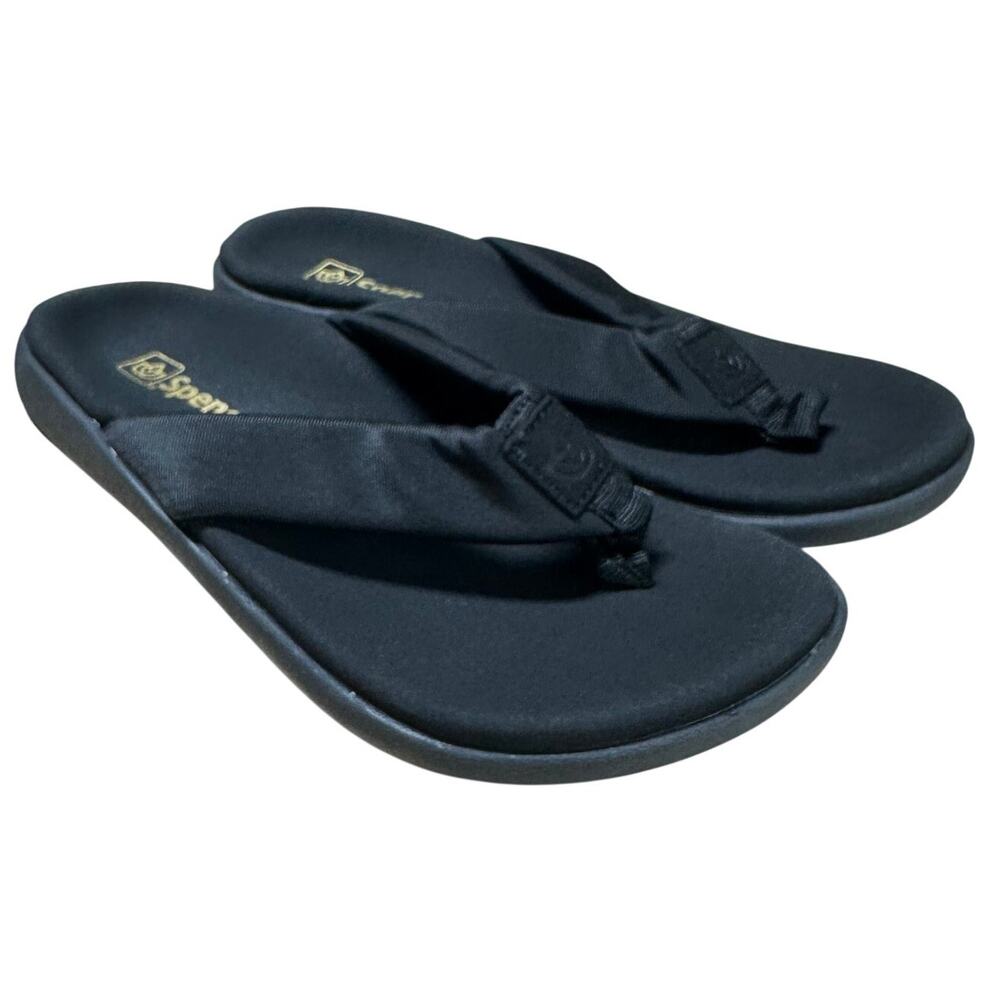 Spenco Victoria Women's Orthotic Flip Flop Black Size 5.5D WIDE NEW In Bag